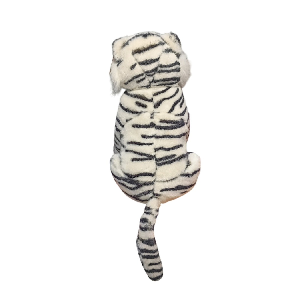 RARE A&A Soft N' Cuddly White Tiger 12" Mother and Cub Plushie NWT w/Gift Tag‎ - Picture 2 of 10